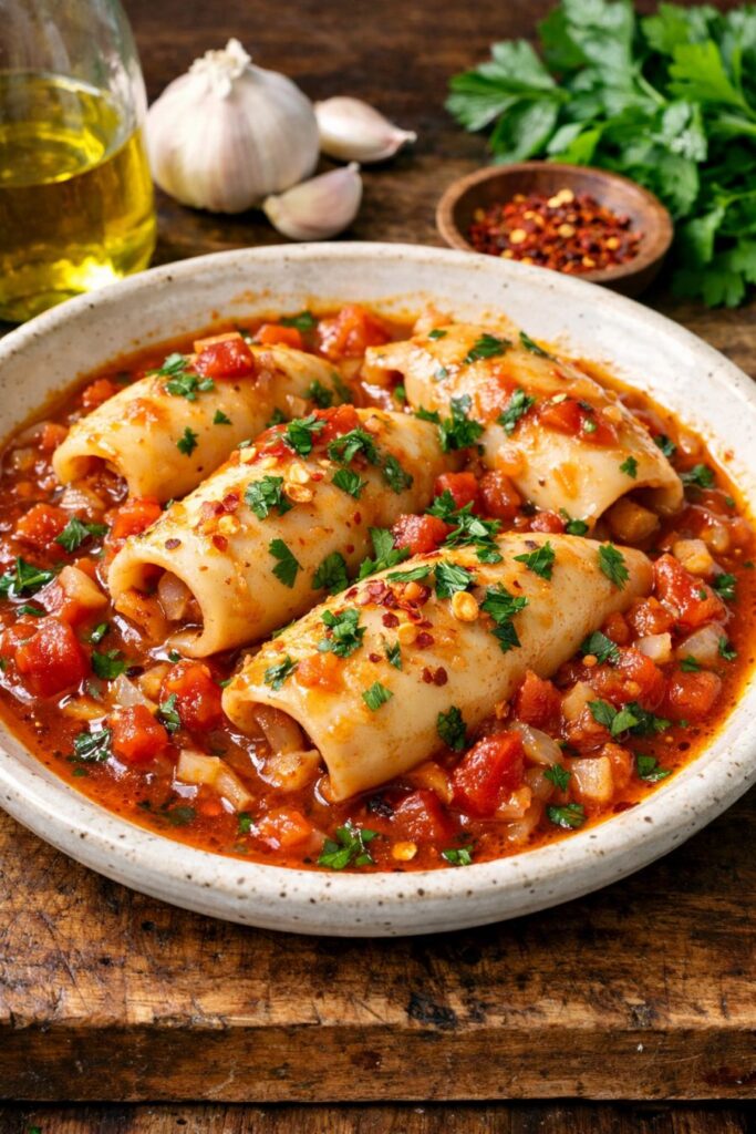 Slow Cooker Squid 6-Ingredient