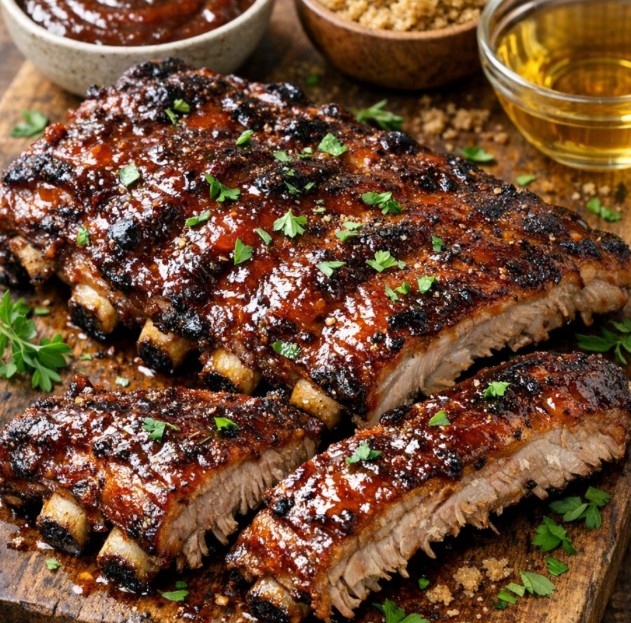 Slow Cooker Weekend Ribs