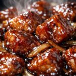 Smothered Beef with Onions Slow Cooker 4-Ingredient. This easy slow cooker beef dish uses only 4 things to make tasty, soft meat with yummy onion gravy