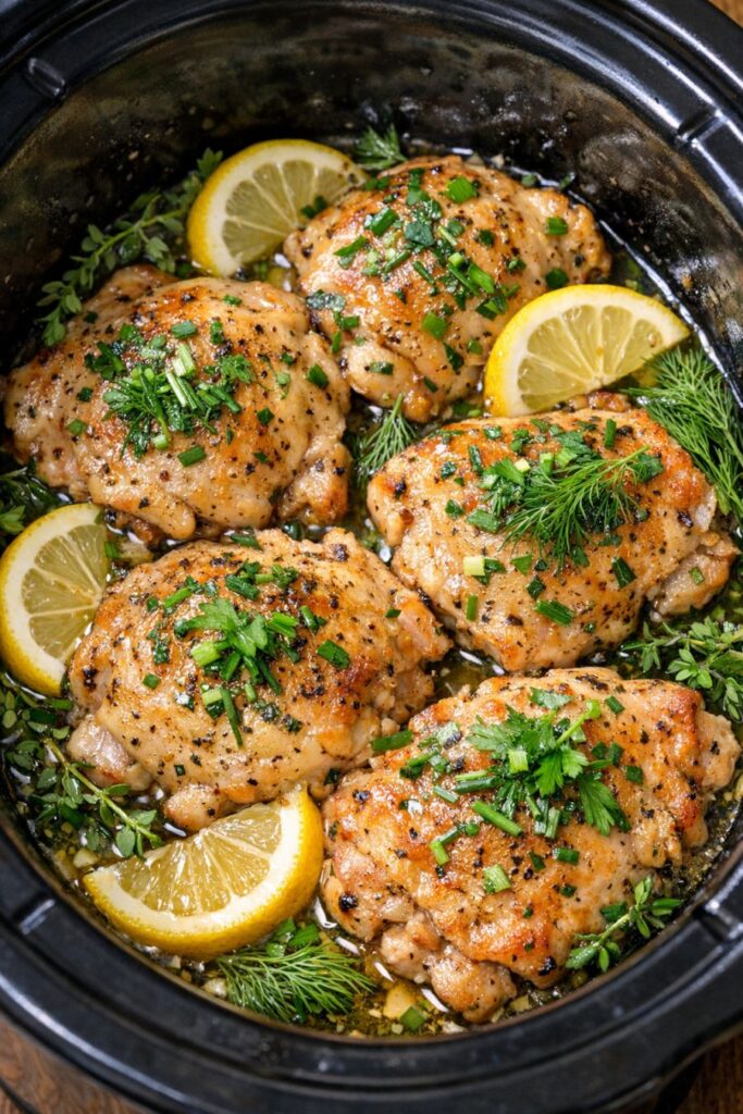 Spring Herb Chicken Slow Cooker