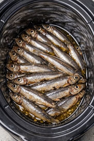 Springtime Anchovies and Potatoes - Slow Cooker