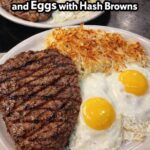 Steak and Eggs with Hash Browns