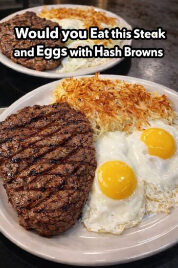 Steak and Eggs with Hash Browns