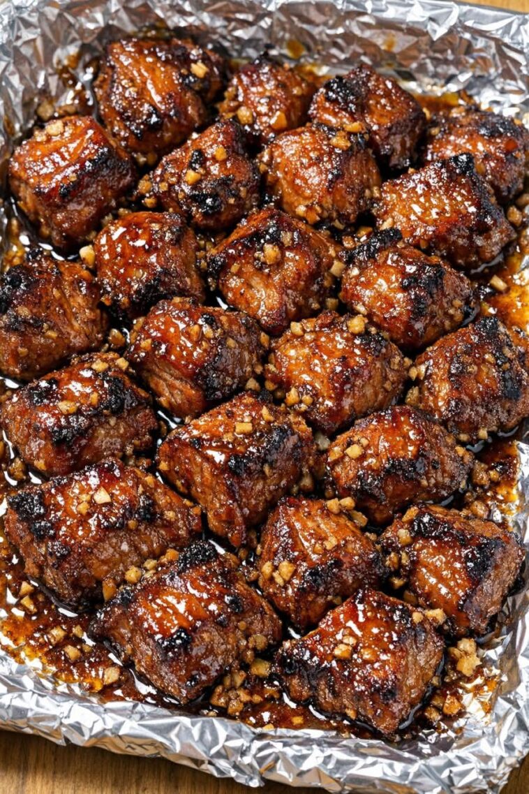 Sticky Honey Garlic Pork in the Slow Cooker