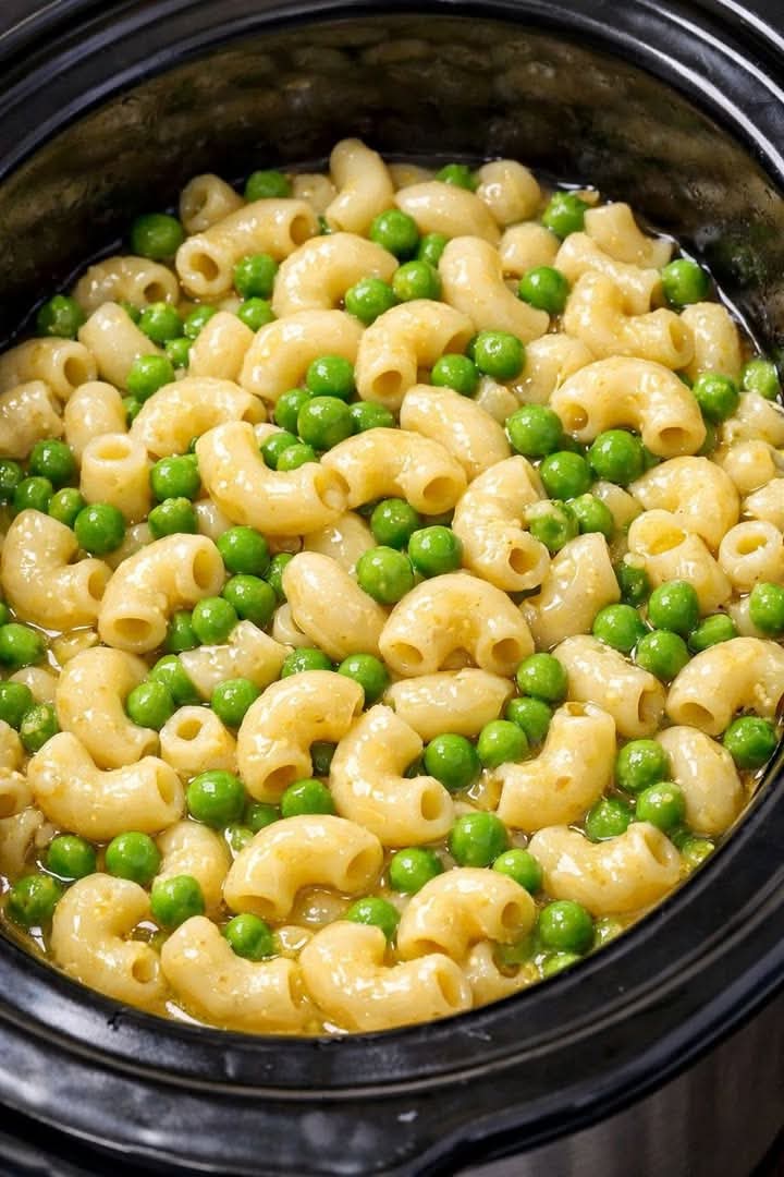 Sweet Pea Macaroni Slow Cooker 3-Ingredient