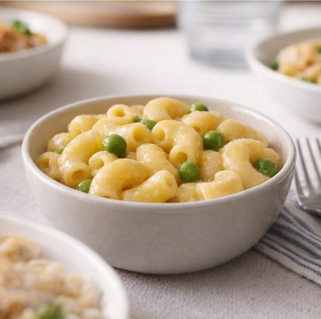 Sweet Pea Macaroni Slow Cooker 3-Ingredient