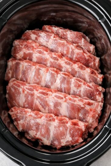 Tax Day Ribs Slow Cooker 5-Ingredient