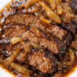 Tender Onion Beef Brisket In Slow Cooker