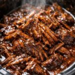 Vintage Beef Stroganoff Slow Cooker 4-Ingredient