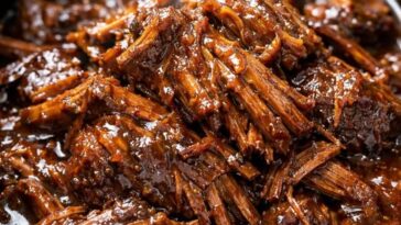 Vintage Beef Stroganoff Slow Cooker 4-Ingredient