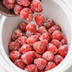 Vintage Strawberry Cobbler Slow Cooker 4-Ingredient