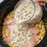 Walnut Chicken Pasta With Creamy Blue Cheese Slow Cooker