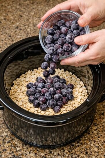 Amish Blueberry Oatmeal Slow Cooker