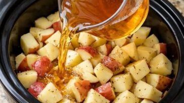 Amish Cider Potatoes-Slow Cooker