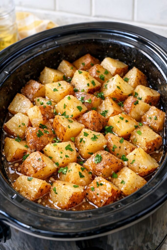 Amish Cider Potatoes-Slow Cooker