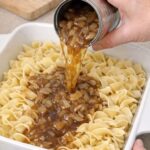 Amish French Onion Noodles Oven-Baked