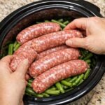 Amish Sausage and Green Beans Slow Cooker