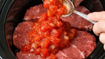 Amish Tomato Steak Slow Cooker