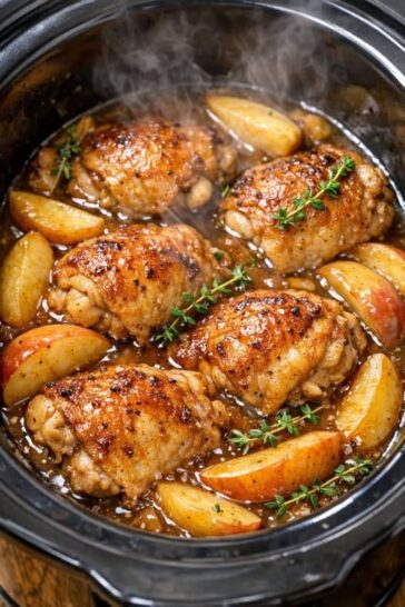 Apple Cider Chicken—Slow Cooker