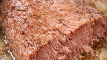 Apple Cider Corned Beef Slow Cooker 3-Ingredient