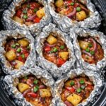 BBQ Pineapple Chicken Packets Slow Cooker