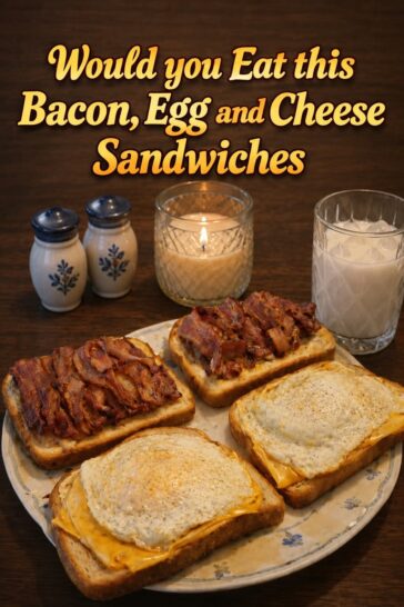 Bacon, Egg and Cheese Sandwiches