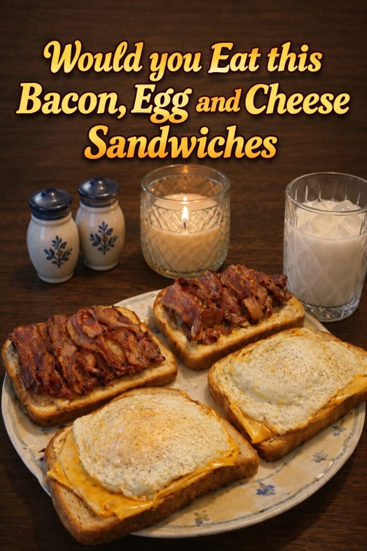 Bacon, Egg and Cheese Sandwiches