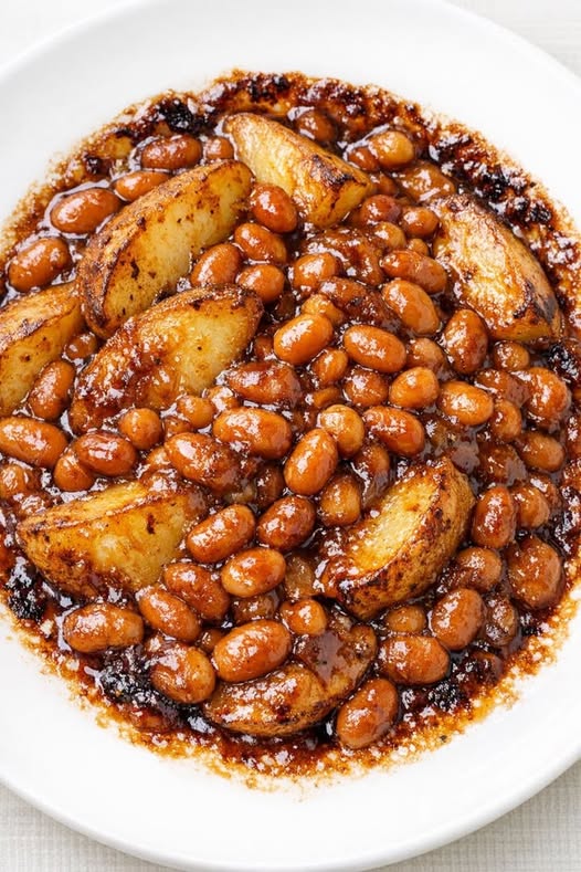 Baked Bean and Potato Casserole