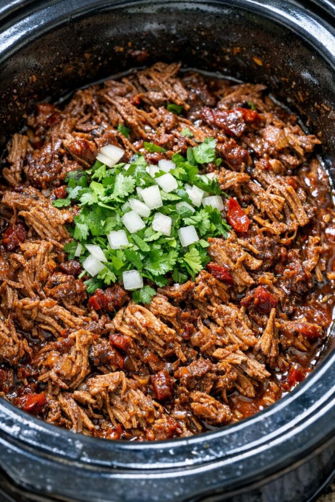 Beef Barbacoa Slow Cooker 5-Ingredient