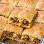 Beef Crescent Squares-Oven-Baked 4-Ingredient