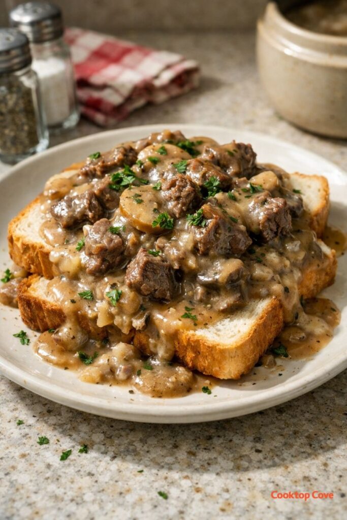 Beef Gravy Over Bread Slow Cooker