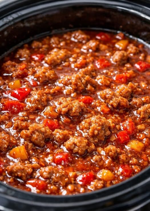Beef Taco Soup 5-Ingredient Slow Cooker