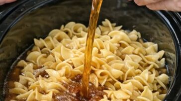 Beef and Noodles Slow Cooker