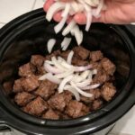 Beef and Onion Stew Slow Cooker