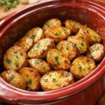 Caramelized Baby Gold Potatoes Slow Cooker
