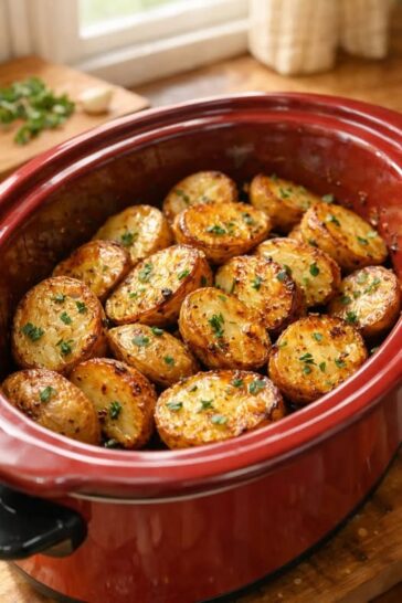 Caramelized Baby Gold Potatoes Slow Cooker