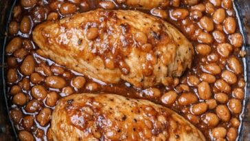 Chicken and Baked Beans Slow Cooker