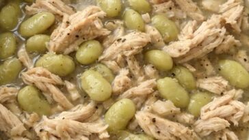 Chicken and Lima Beans-Slow Cooker