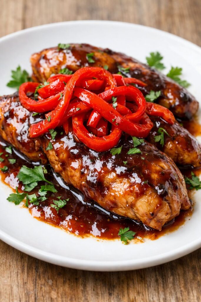 Cookout Chicken-3-Ingredient Slow Cooker