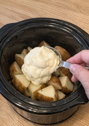 Creamy Cookout Potatoes Slow Cooker