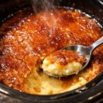 Crème Brûlée Pudding Cake Slow Cooker