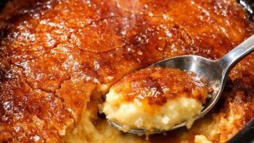 Crème Brûlée Pudding Cake Slow Cooker