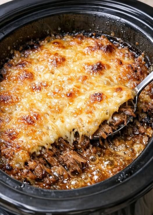 Dad's 4-Ingredient Slow Cooker Casserole