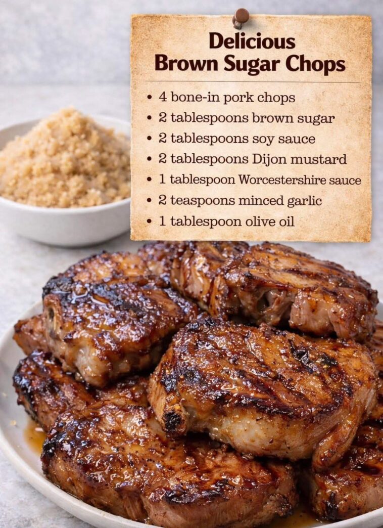 Delicious Brown Sugar Chops