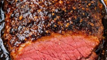 Dijon Molasses Corned Beef Slow Cooker 3-Ingredient