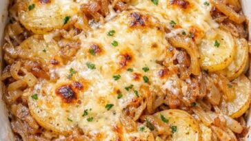French Onion Potatoes Slow Cooker