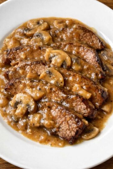 Golden Mushroom Sirloin Slow Cooker