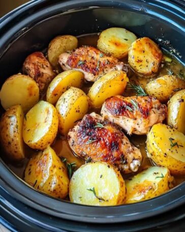 Herb-Infused Chicken and Potatoes Slow Cooker