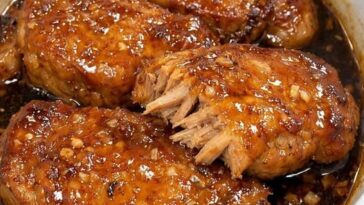 Honey Garlic Pork Chops Slow Cooker
