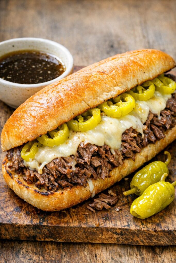 Italian Beef Sandwiches Slow Cooker